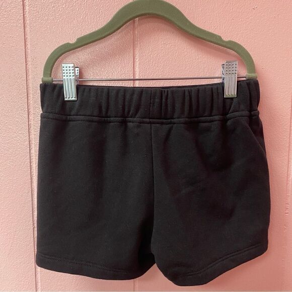 The North Face Girls Black Sweat Shorts US Small 7/8 - Picture 3 of 4
